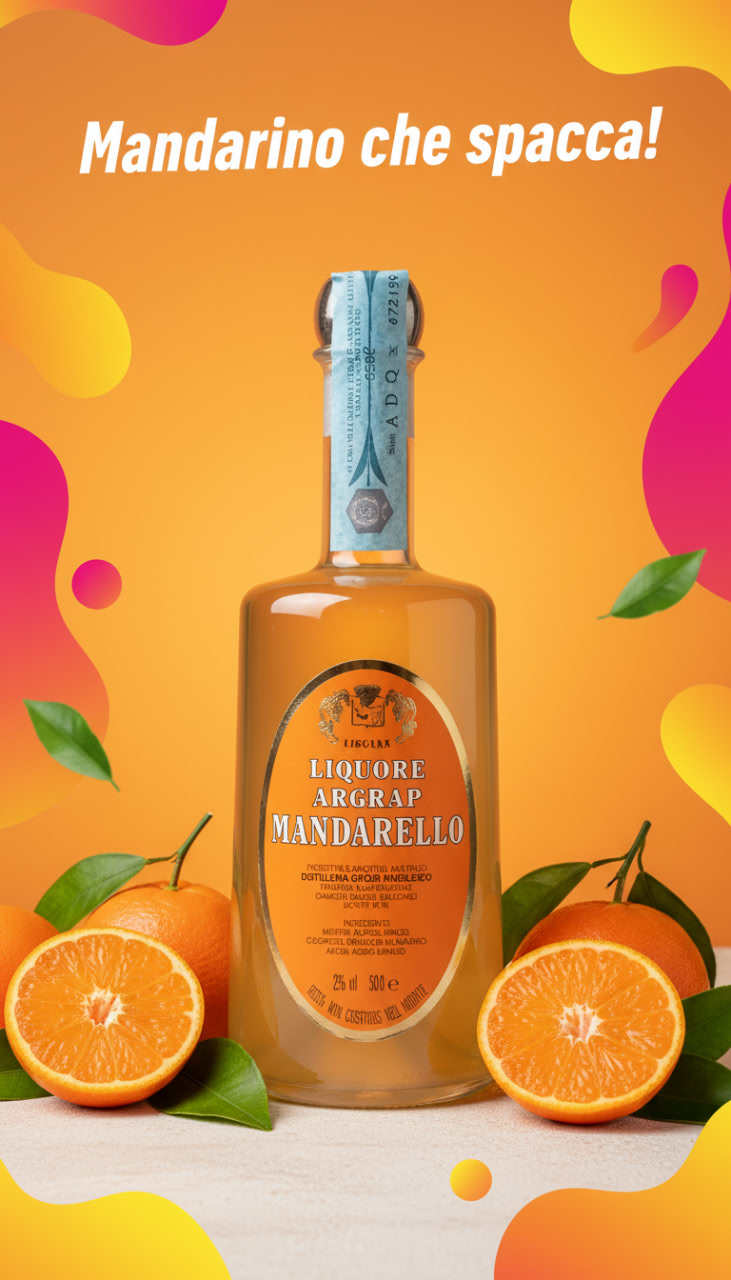Mandarello - Liquore base grappa